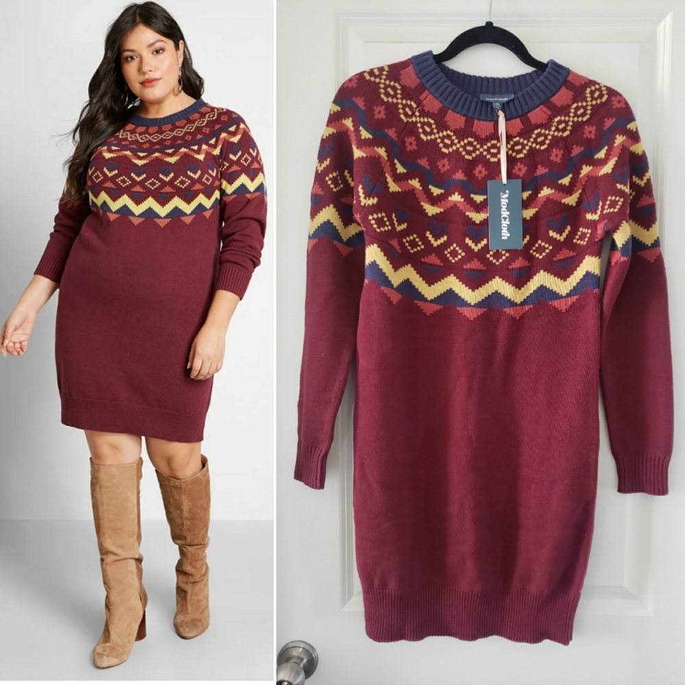 NWT Modcloth sweater dress